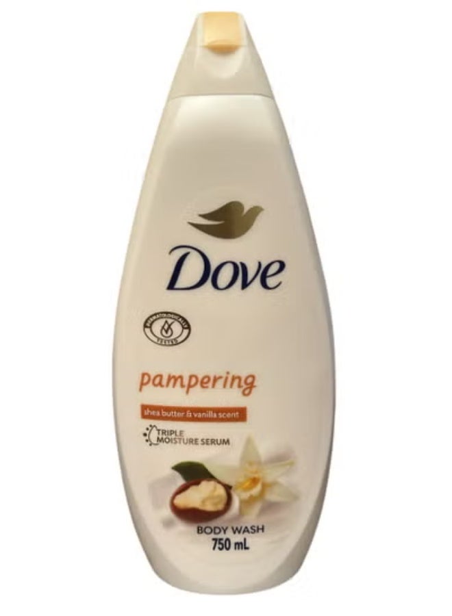 غسول للجسم برائحة زبدة الشيا والفانيليا 750 مل